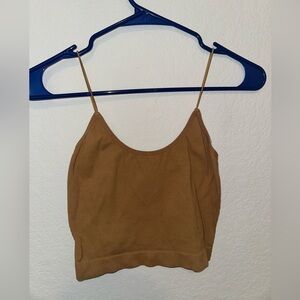 BROWN TANK TOP